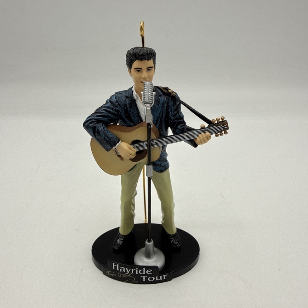 Elvis Presley Hayride Tour Collectable Christmas Ornament,  Trevco, 2002